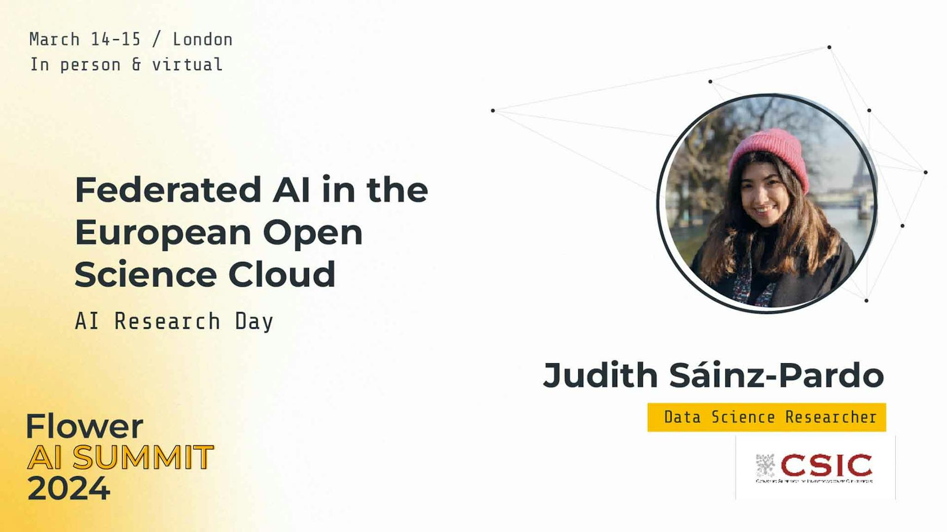 Federated AI in the European Open Science Cloud, by Judith Sáinz-Pardo